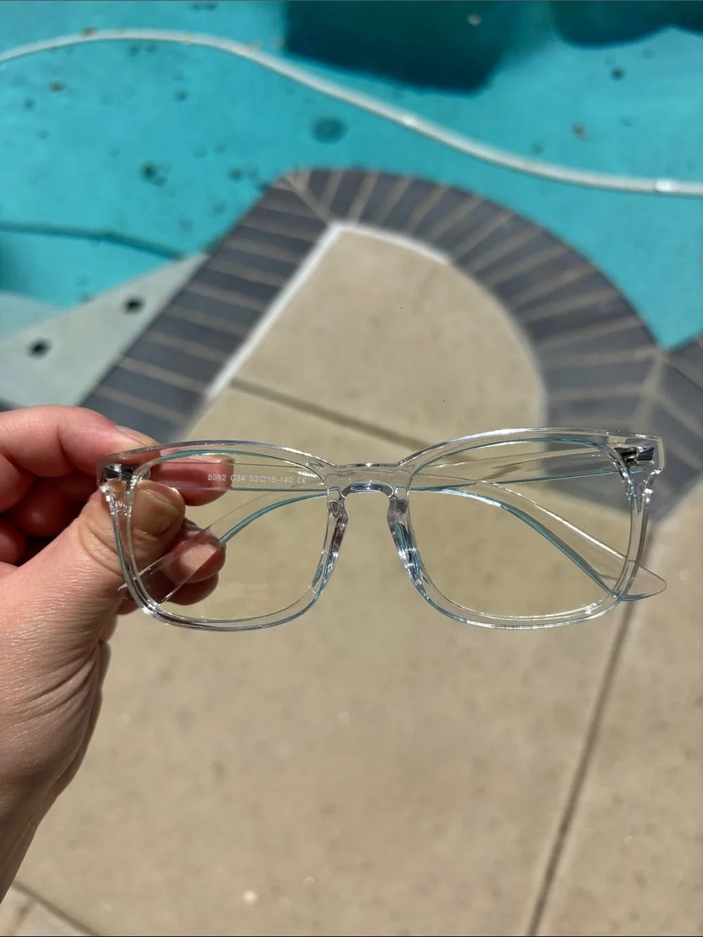 Clear Transparent Frame Glasses - Minimal Modern Style Non Prescription